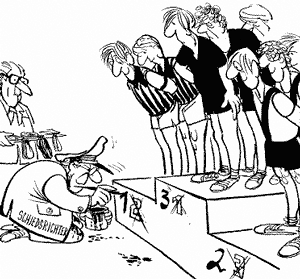 Schiri, wir wissen wo dein Auto steht ;)